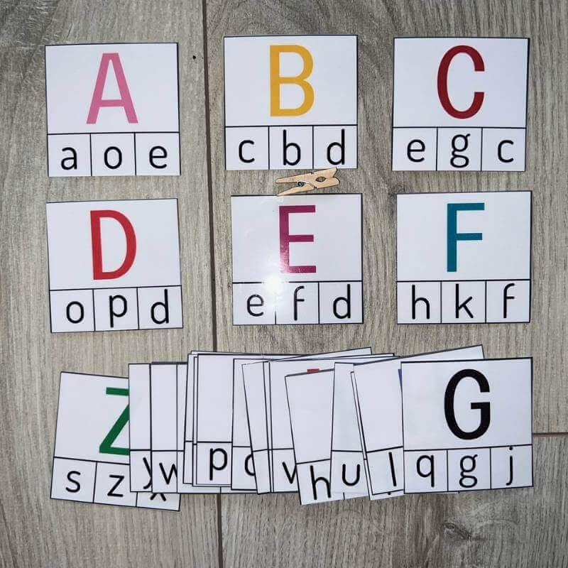 Montessori Alphabet Worksheet Montessori Alphabet Worksheet