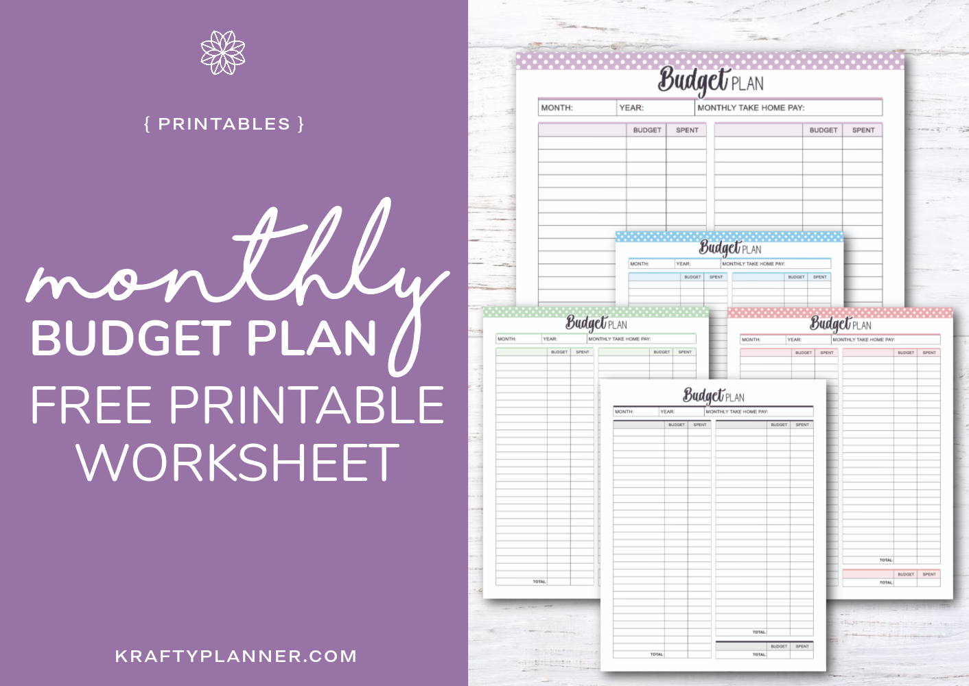 Free Budgeting Worksheets Printable