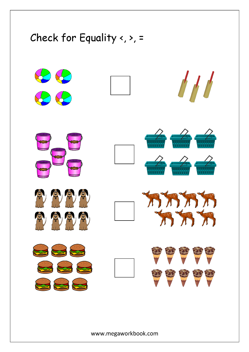 Kindergarten Math Worksheets Greater Than Kindergarten Math Worksheets Greater Than