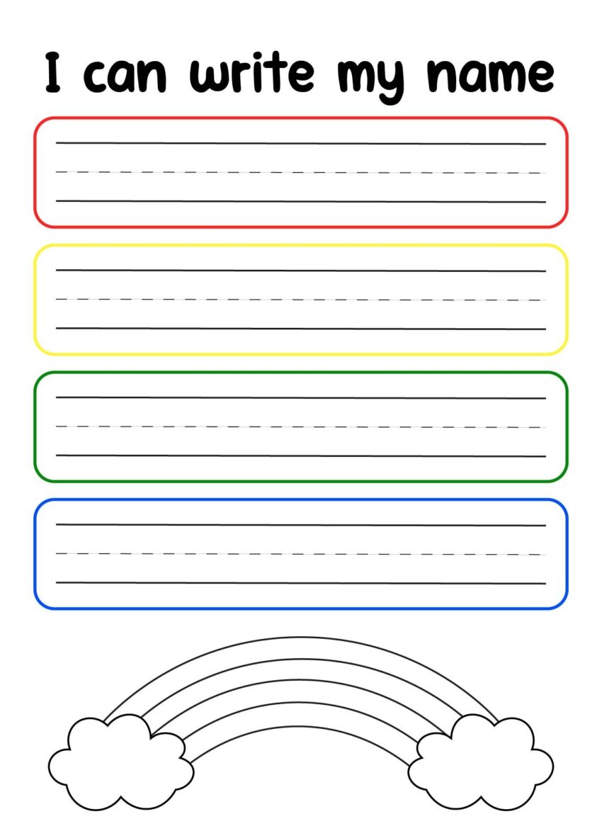 My Name Tracing Worksheets 10 Free PDF Printables Printablee