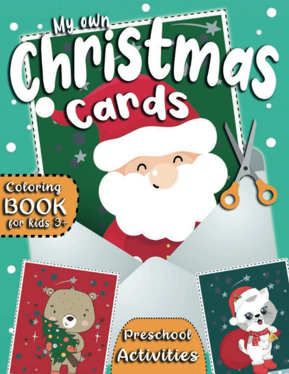 My Own Christmas Cards Coloring Book For Kids 3 Original Holiday My Own Christmas Cards Coloring Book For Kids 3 Original Holiday