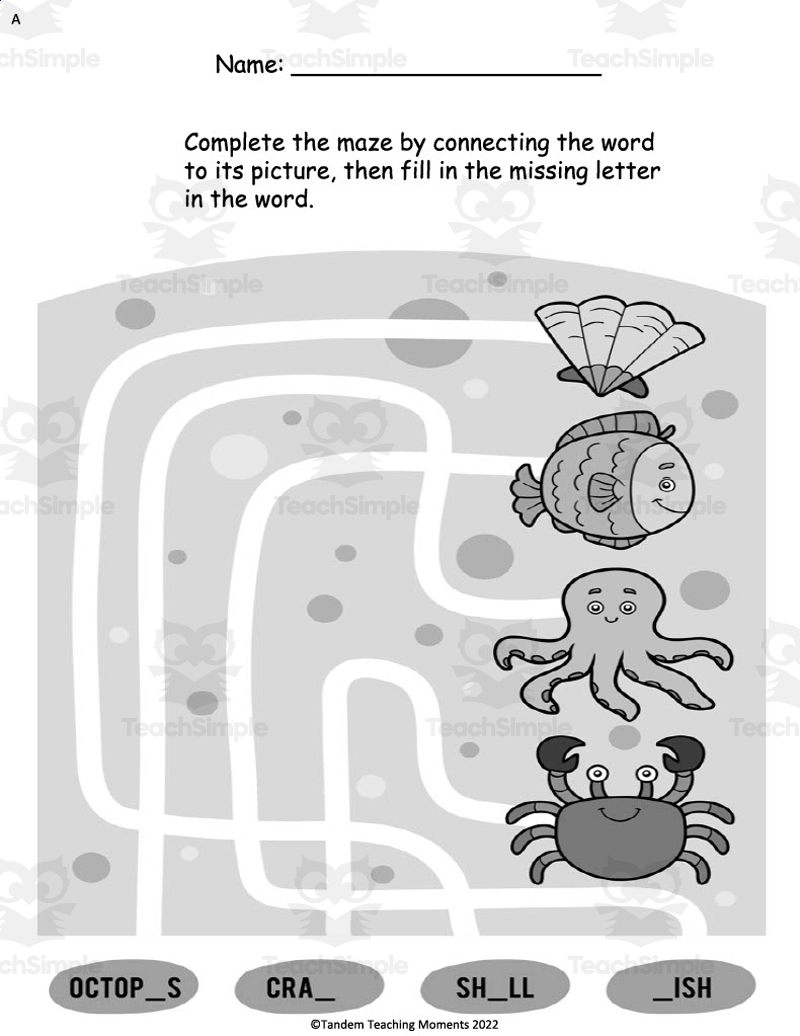 Octopus Worksheet Packet By Teach Simple Octopus Worksheet Packet By Teach Simple