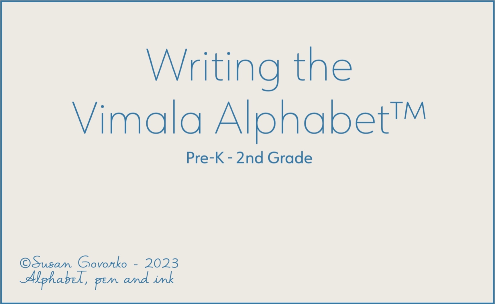 Vimala Alphabet Worksheets Vimala Alphabet Worksheets