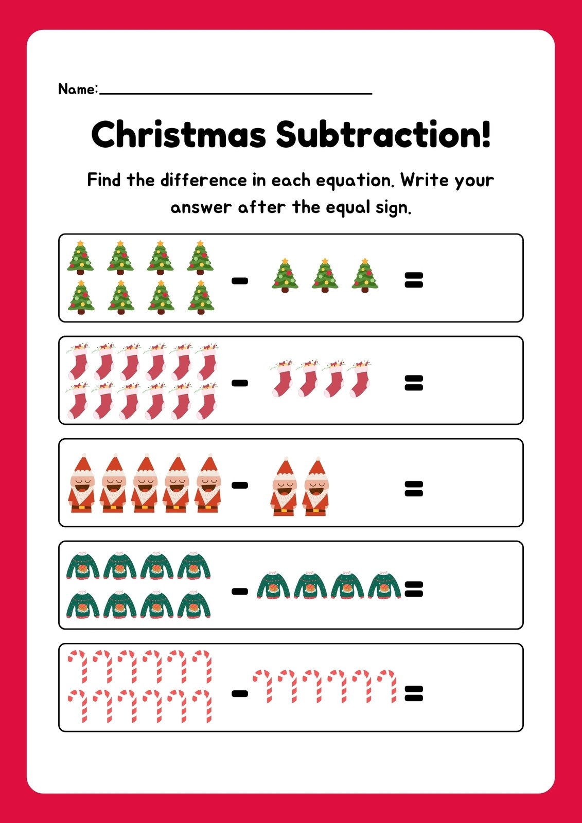 Page 4 Free 1st Grade Math Worksheet Templates To Customize Canva