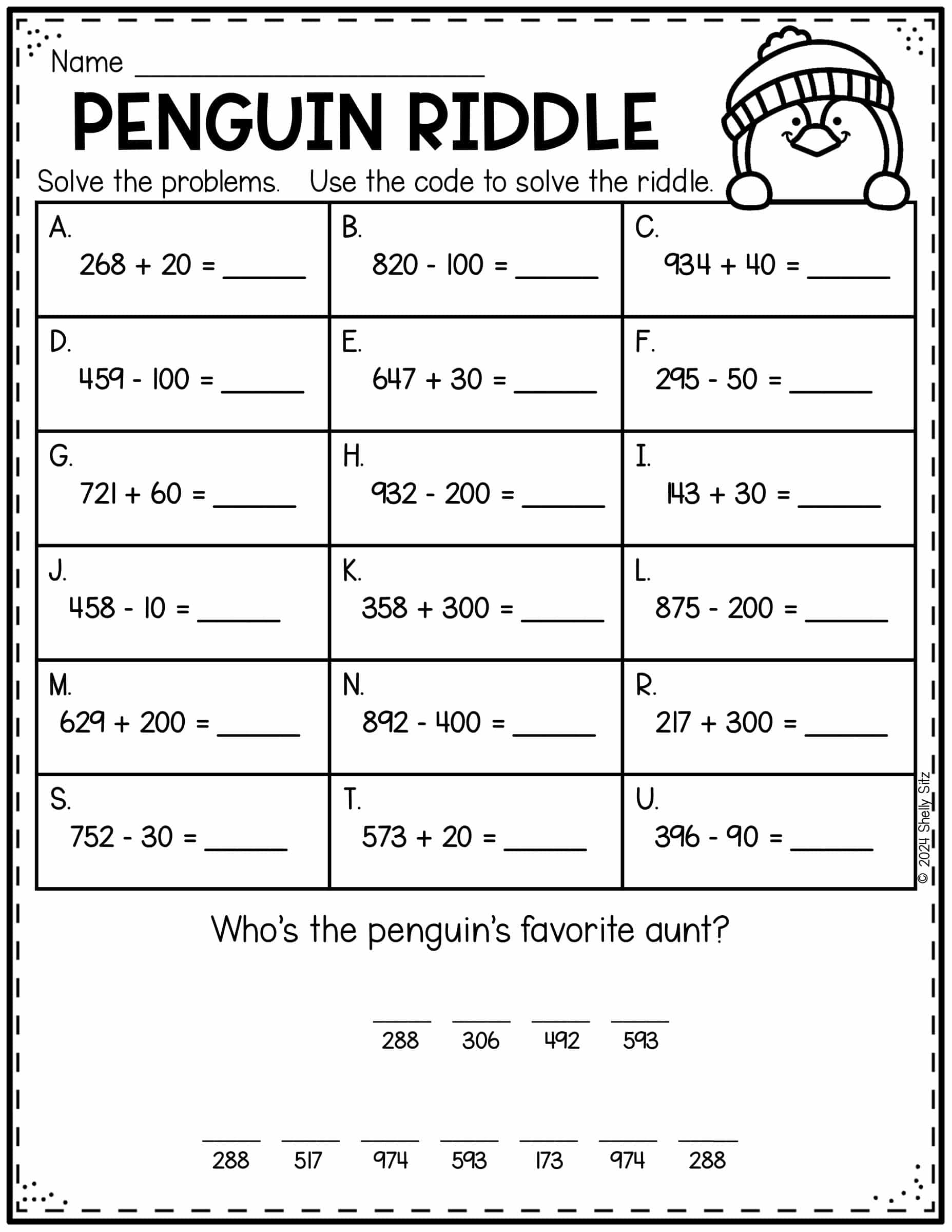 Free Printable Worksheets For Second Grade