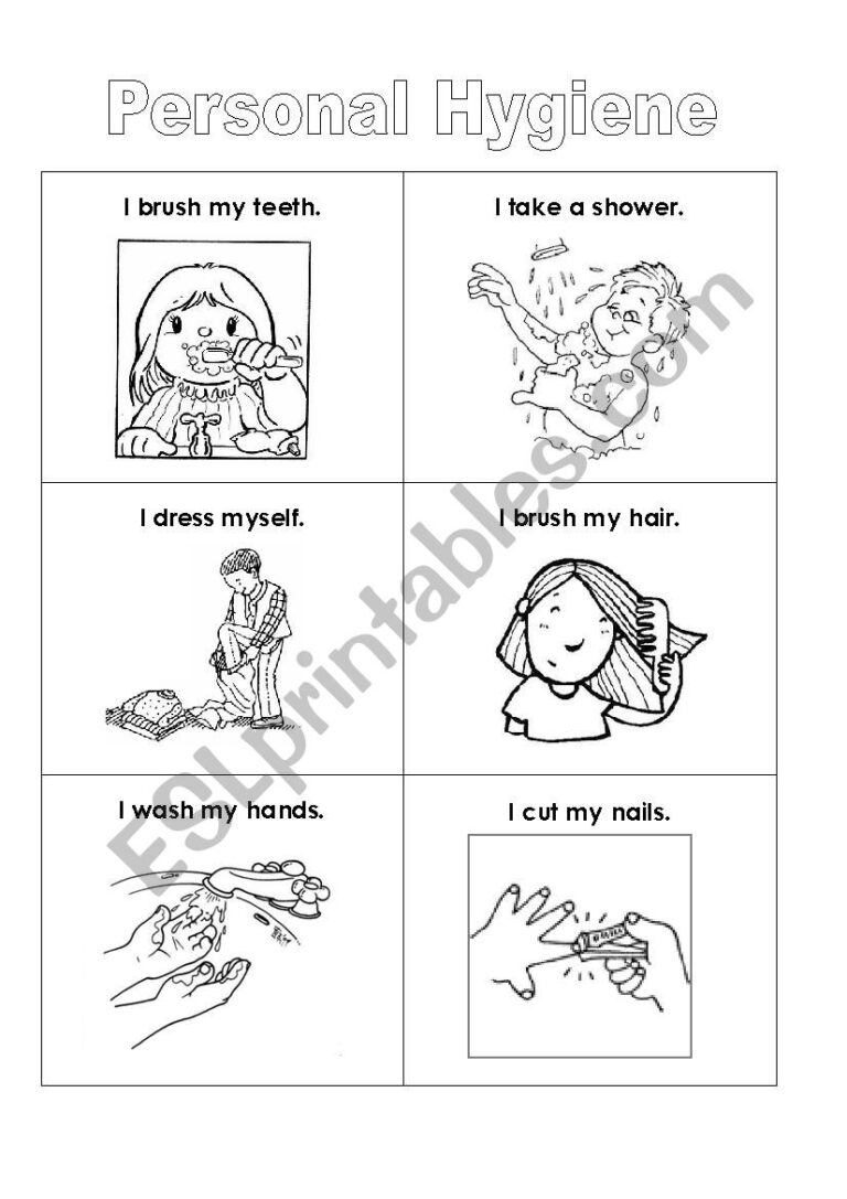 Personal Hygiene ESL Worksheet By Silmg