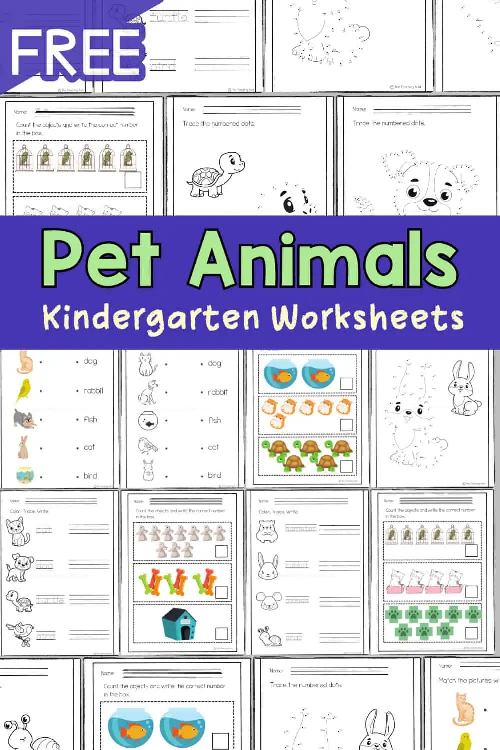 Free Printable Worksheets Pets