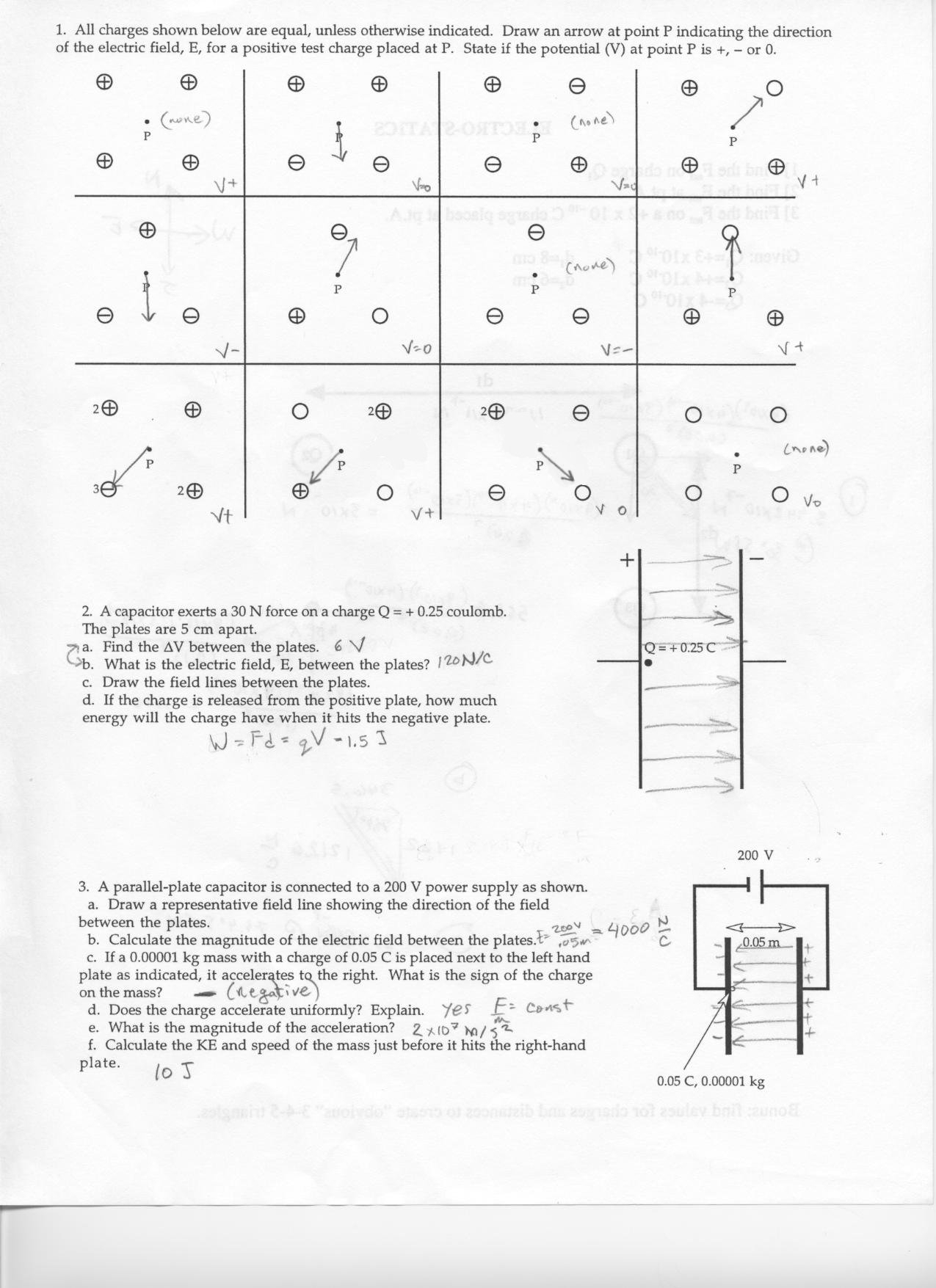 Physics Handouts Worksheets Library Physics Handouts Worksheets Library