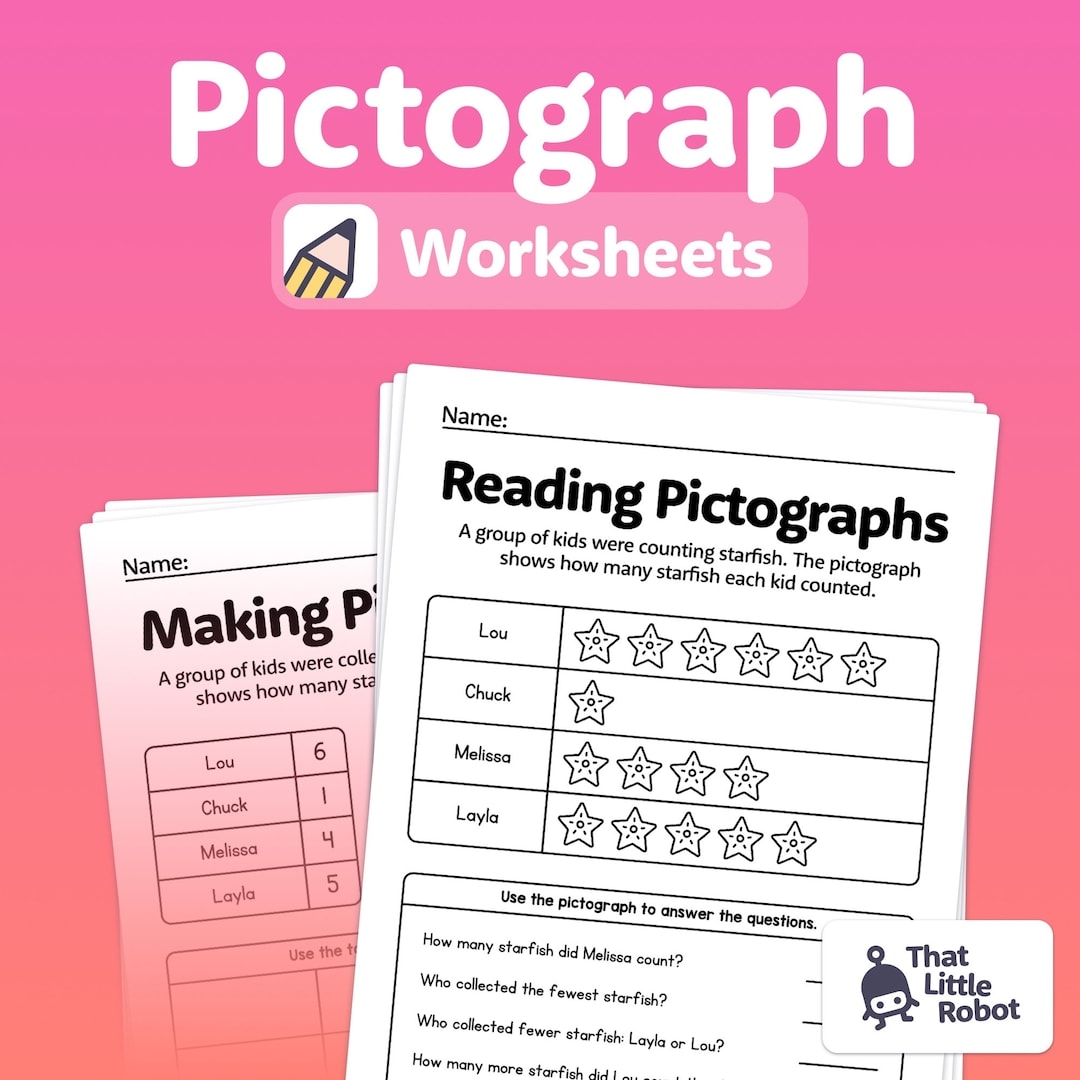 Pictograph Worksheets 1st Grade Graphs 2nd Grade Graphs Picture Graphs And Interpreting Data Graphing Center printable PDF Etsy Pictograph Worksheets 1st Grade Graphs 2nd Grade Graphs Picture Graphs And Interpreting Data Graphing Center printable PDF Etsy