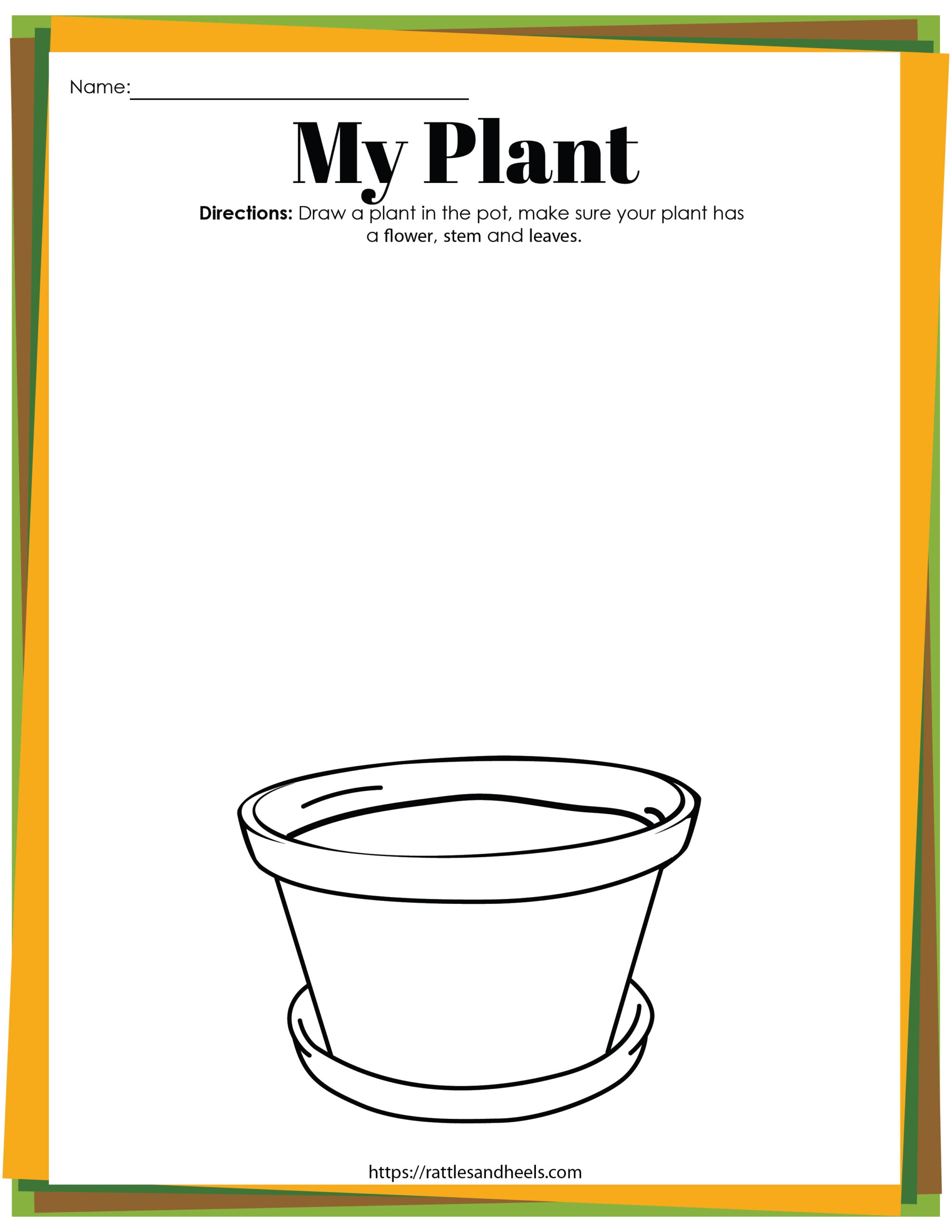 Plant Life Cycle Worksheets Free Printables For Kids Adanna Dill
