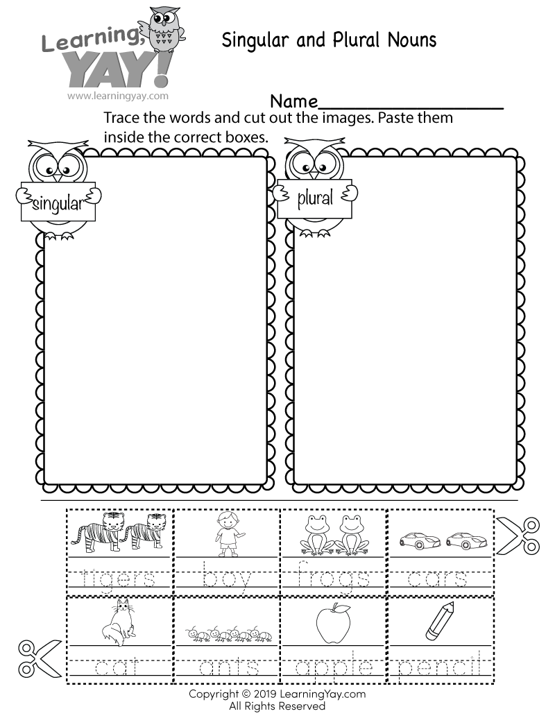 Possessive Nouns Worksheet For 1st Grade Free Printable 