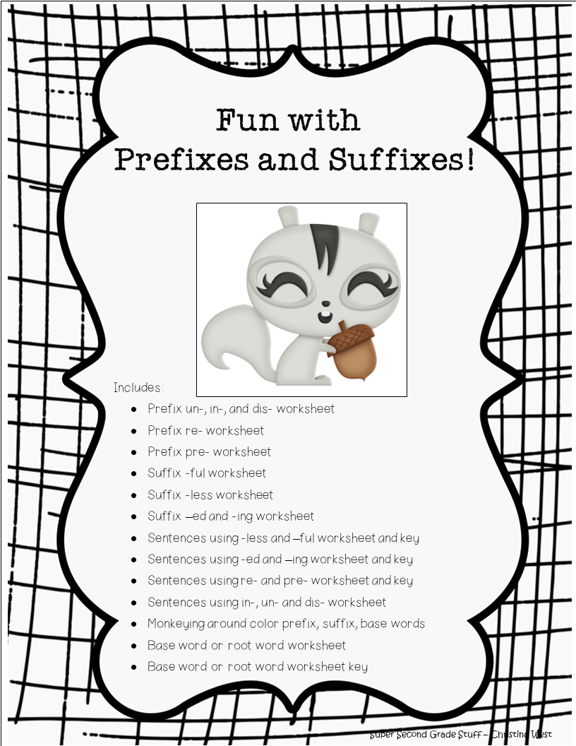 Prefixes And Suffixes Print And Go Worksheets Made By Teachers
