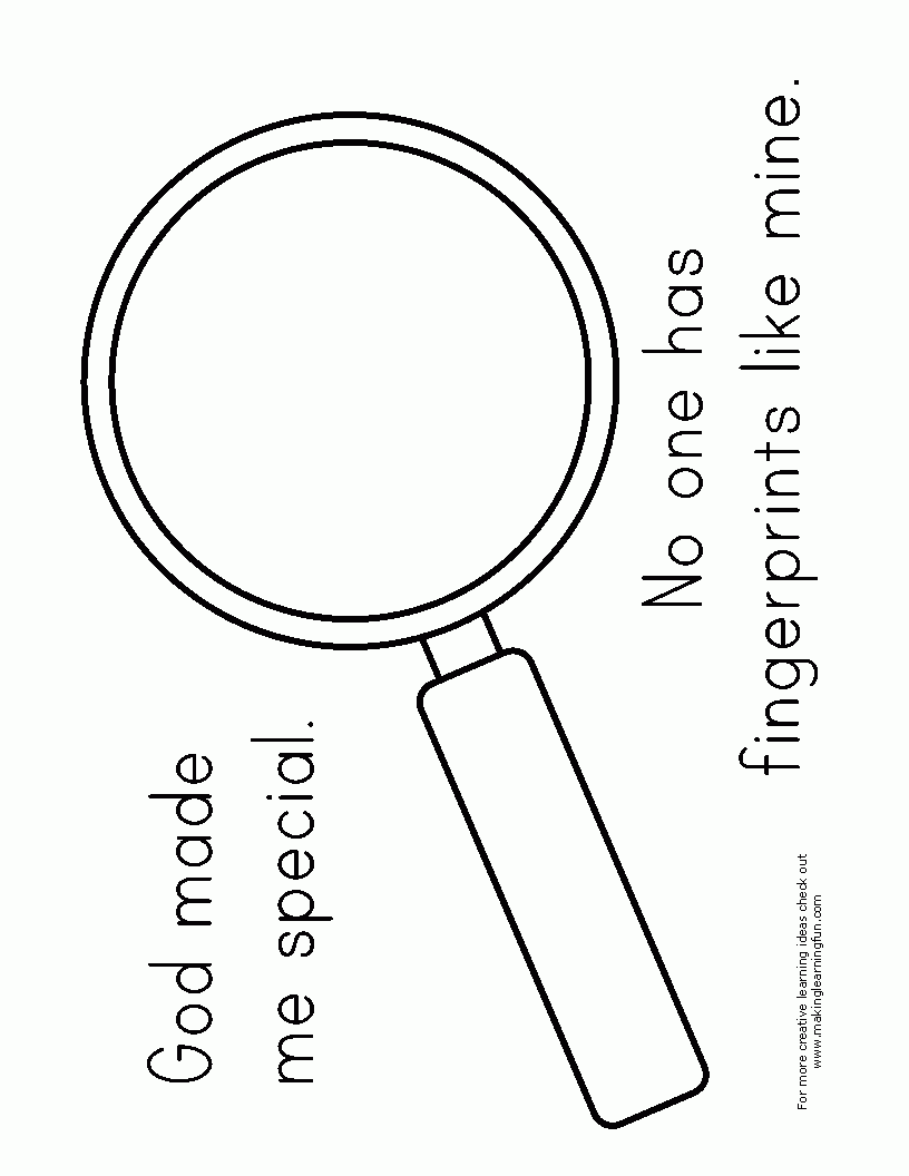 Preschool God Made Me Special Printable