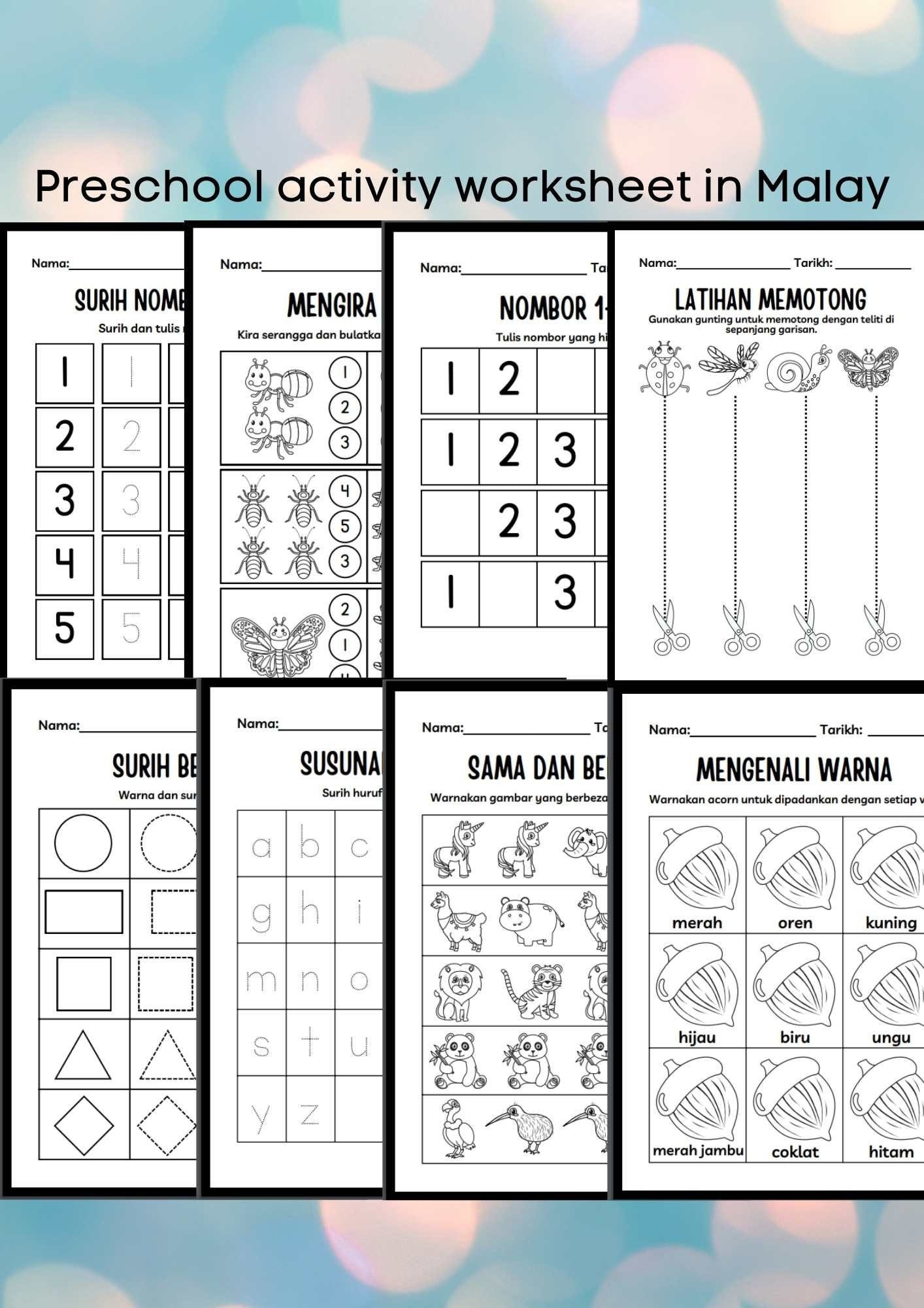 Preschool Activity Book Learn Emotions Counting Body Parts Mazes Coloring Educational Printables For Kids In Bahasa Melayu MALAY Etsy Preschool Activity Book Learn Emotions Counting Body Parts Mazes Coloring Educational Printables For Kids In Bahasa Melayu MALAY Etsy