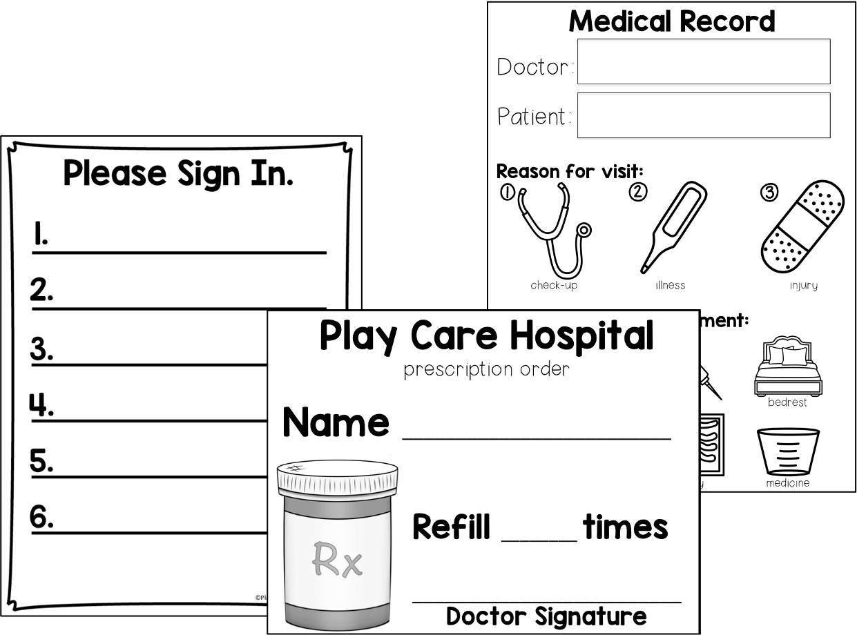 Doctor Printables For Preschool Doctor Printables For Preschool