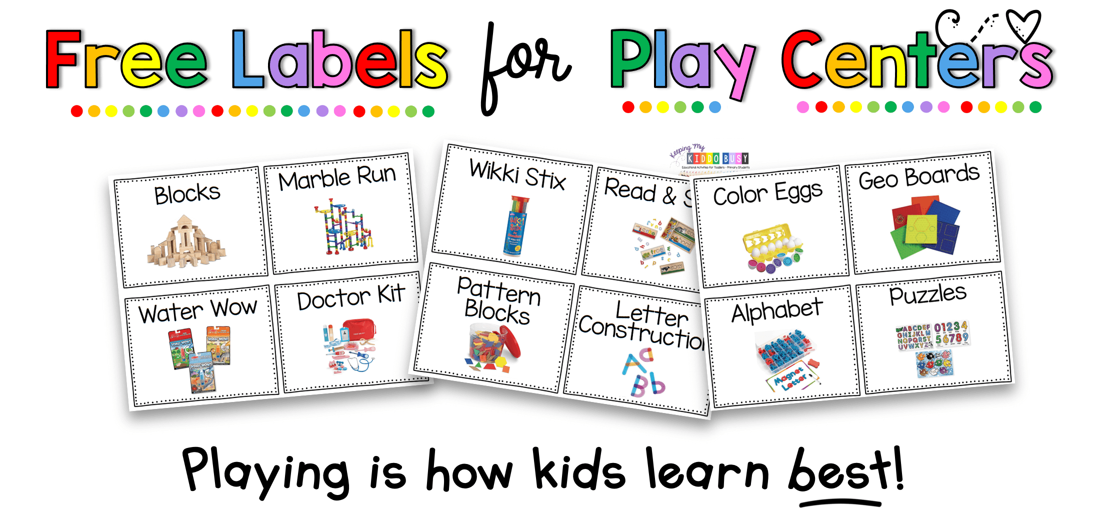 Free Preschool Classroom Printables