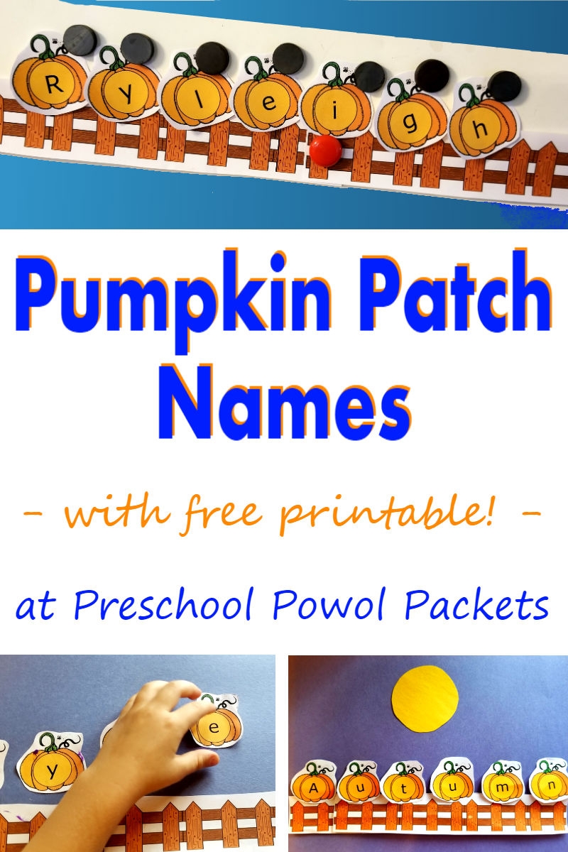 Preschool Name Activity With 5 Little Pumpkins Preschool Name Activity With 5 Little Pumpkins