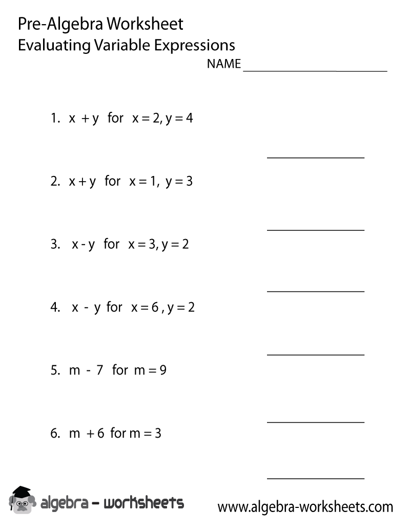 Print The Free Equations Pre Algebra Worksheet Printable Version Worksheets Library Print The Free Equations Pre Algebra Worksheet Printable Version Worksheets Library