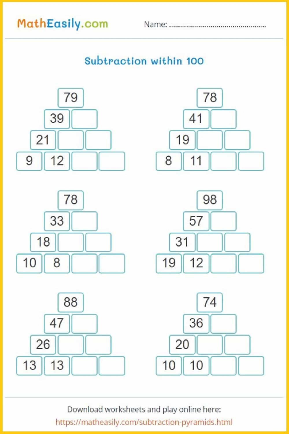 Math Grade 2 Printable Worksheets Math Grade 2 Printable Worksheets