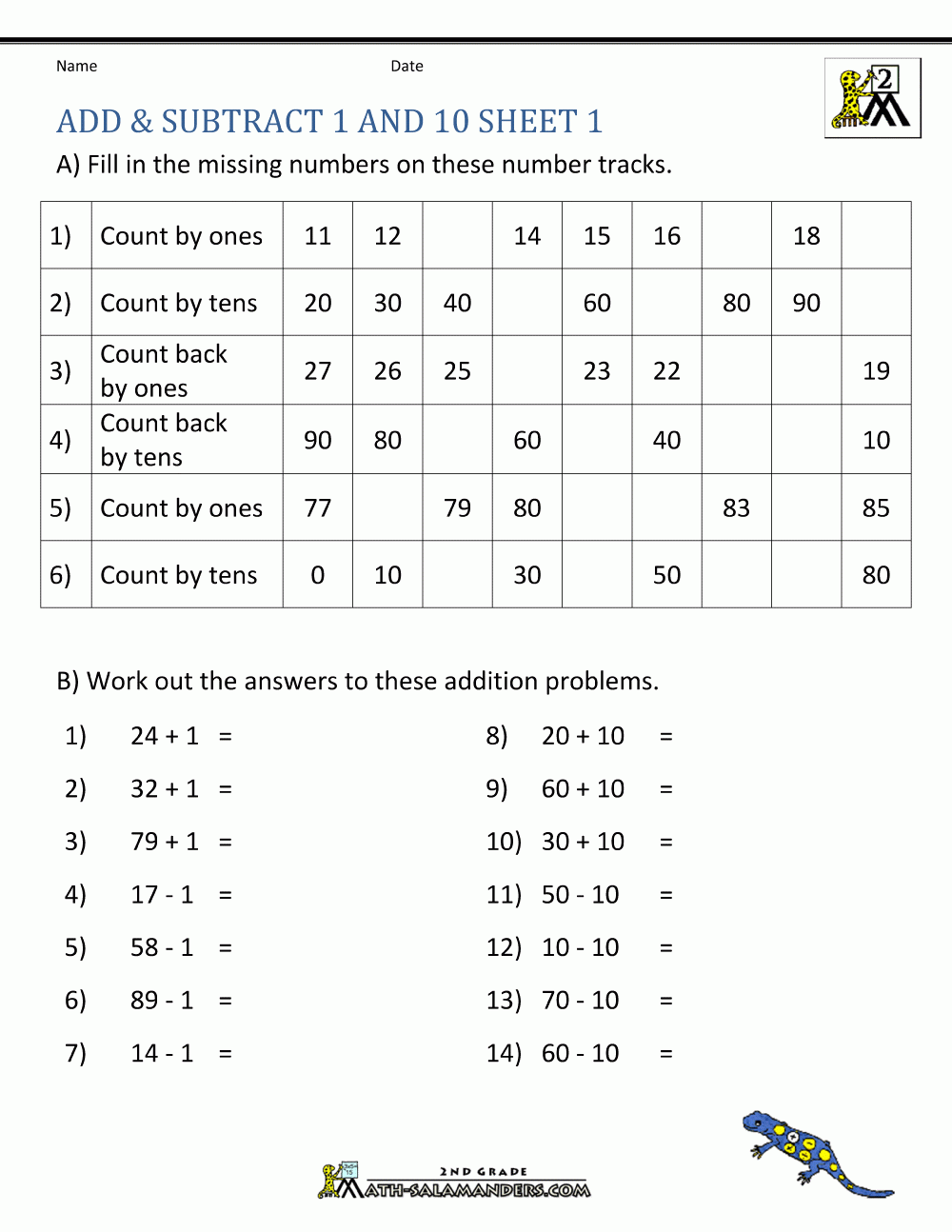 Printable Add And Subtract Worksheets Printable Add And Subtract Worksheets