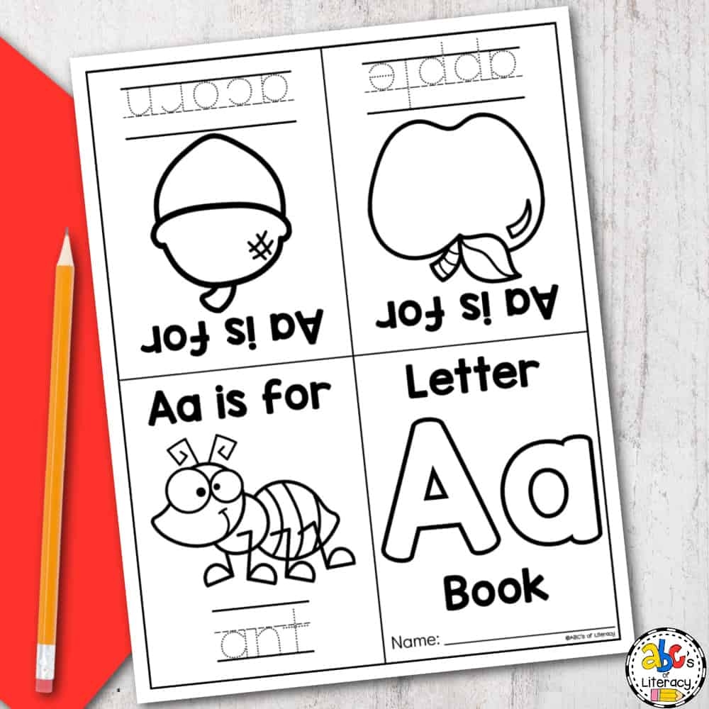 Printable Alphabet Book Archives ABCs Of Literacy Worksheets Library