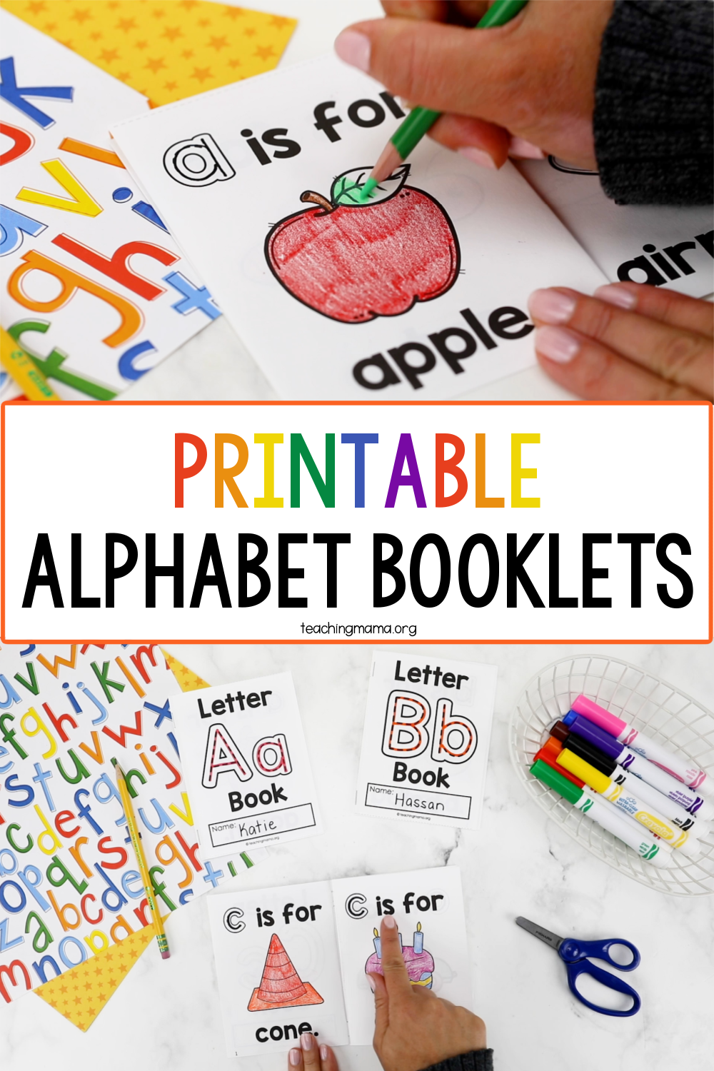 Printable Alphabet Booklets Teaching Mama Printable Alphabet Booklets Teaching Mama