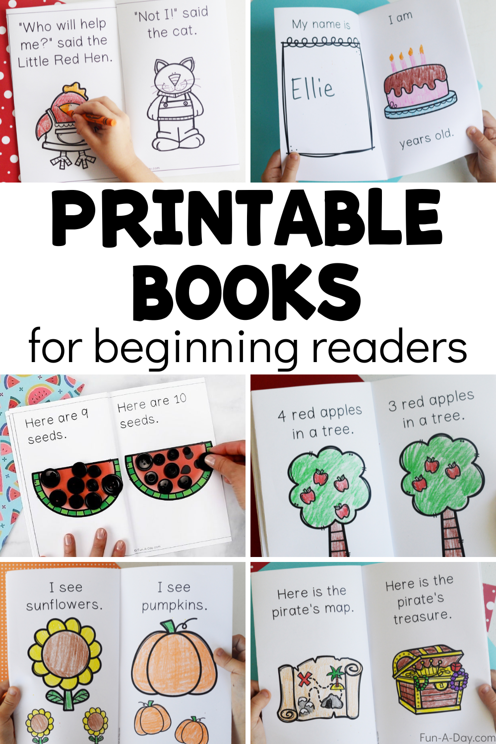 Printable Books For Preschool And Kindergarten Printable Books For Preschool And Kindergarten