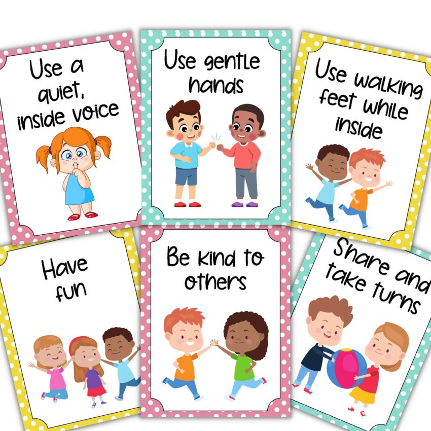 Printable Classroom Rules Download PDF Daycare Rules Classroom Rules Daycare Classroom Rules Posters Download PDF Behavior Rules