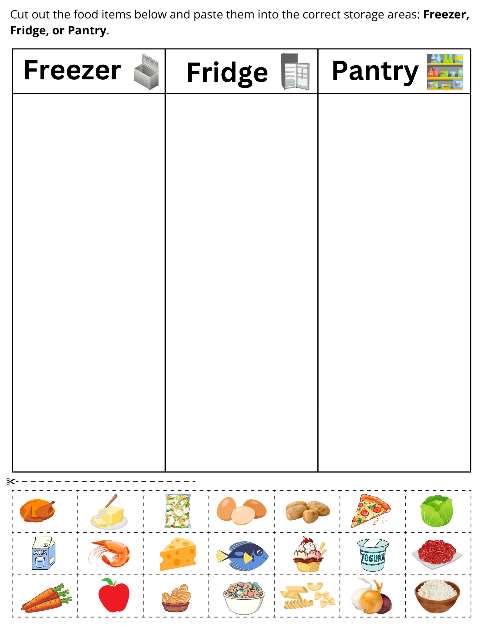 Printable Food Safety Worksheets For Elementary Made By Teachers Printable Food Safety Worksheets For Elementary Made By Teachers