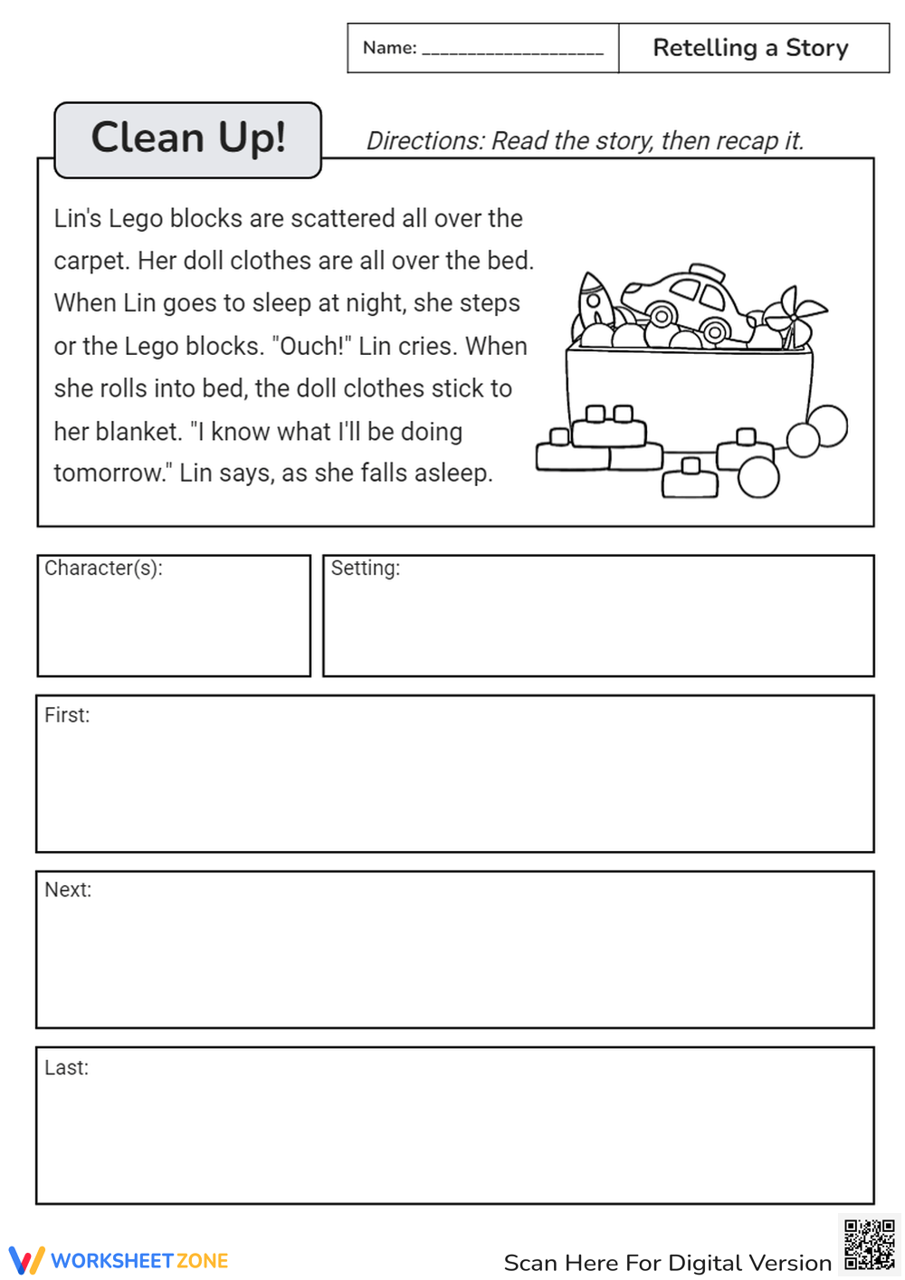 Printable Grade 2 Summarizing Worksheets