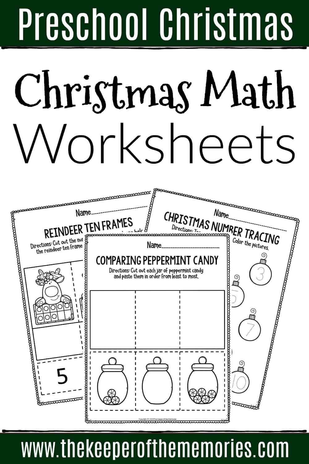 Free Printable Christmas Math Worksheets Kindergarten Free Printable Christmas Math Worksheets Kindergarten