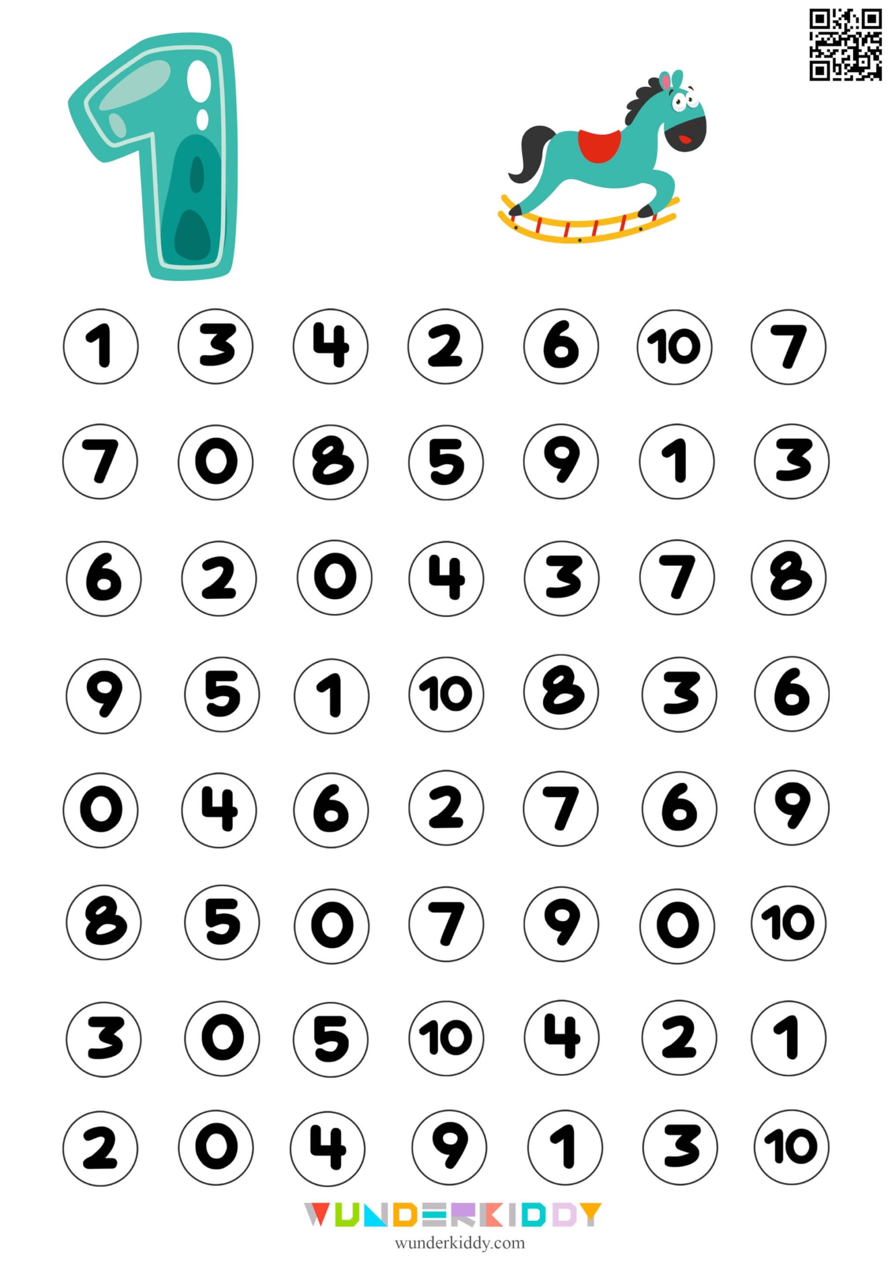 Printable Number Recognition Worksheet For Kindergarten Printable Number Recognition Worksheet For Kindergarten