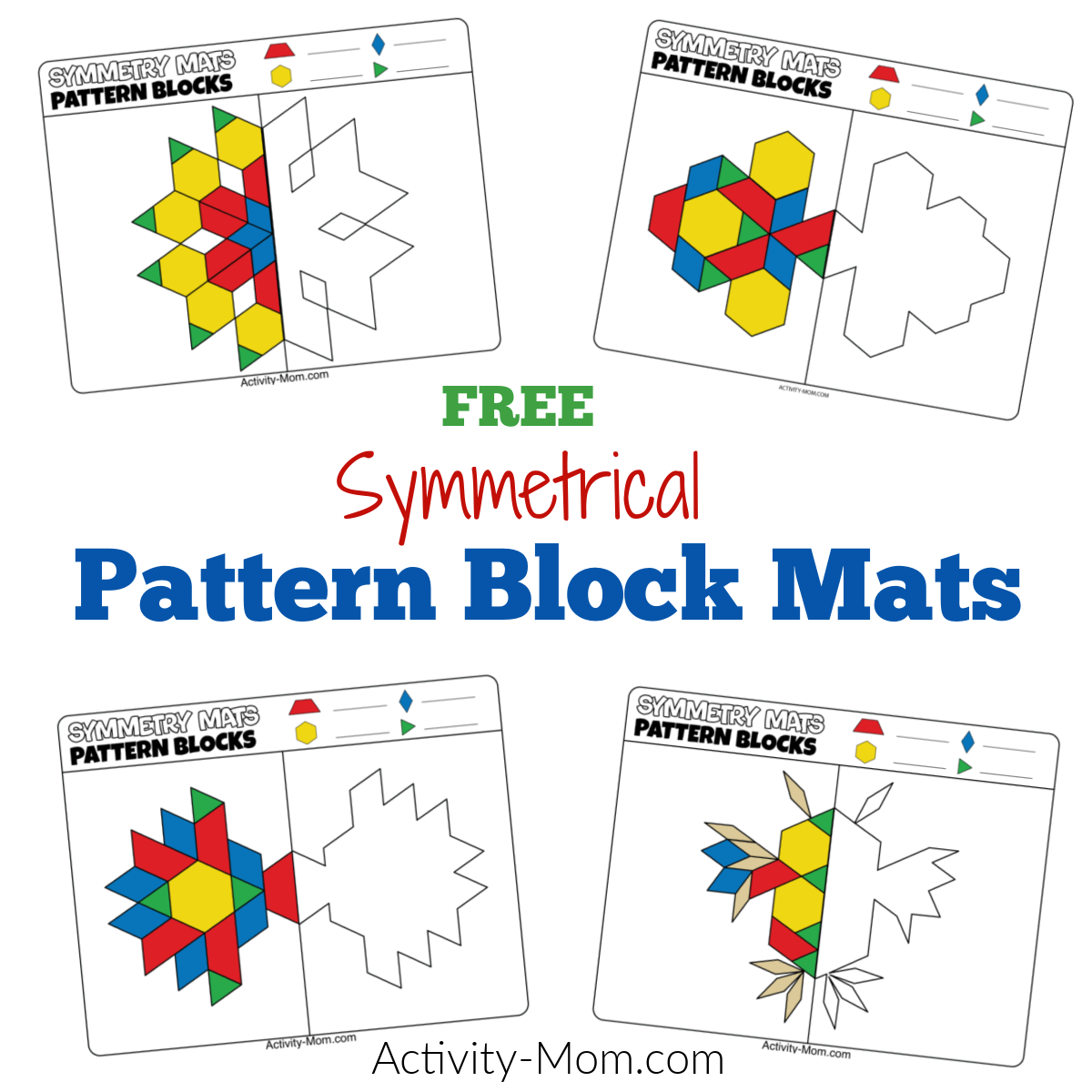 Printable Pentominoes Puzzles free The Activity Mom