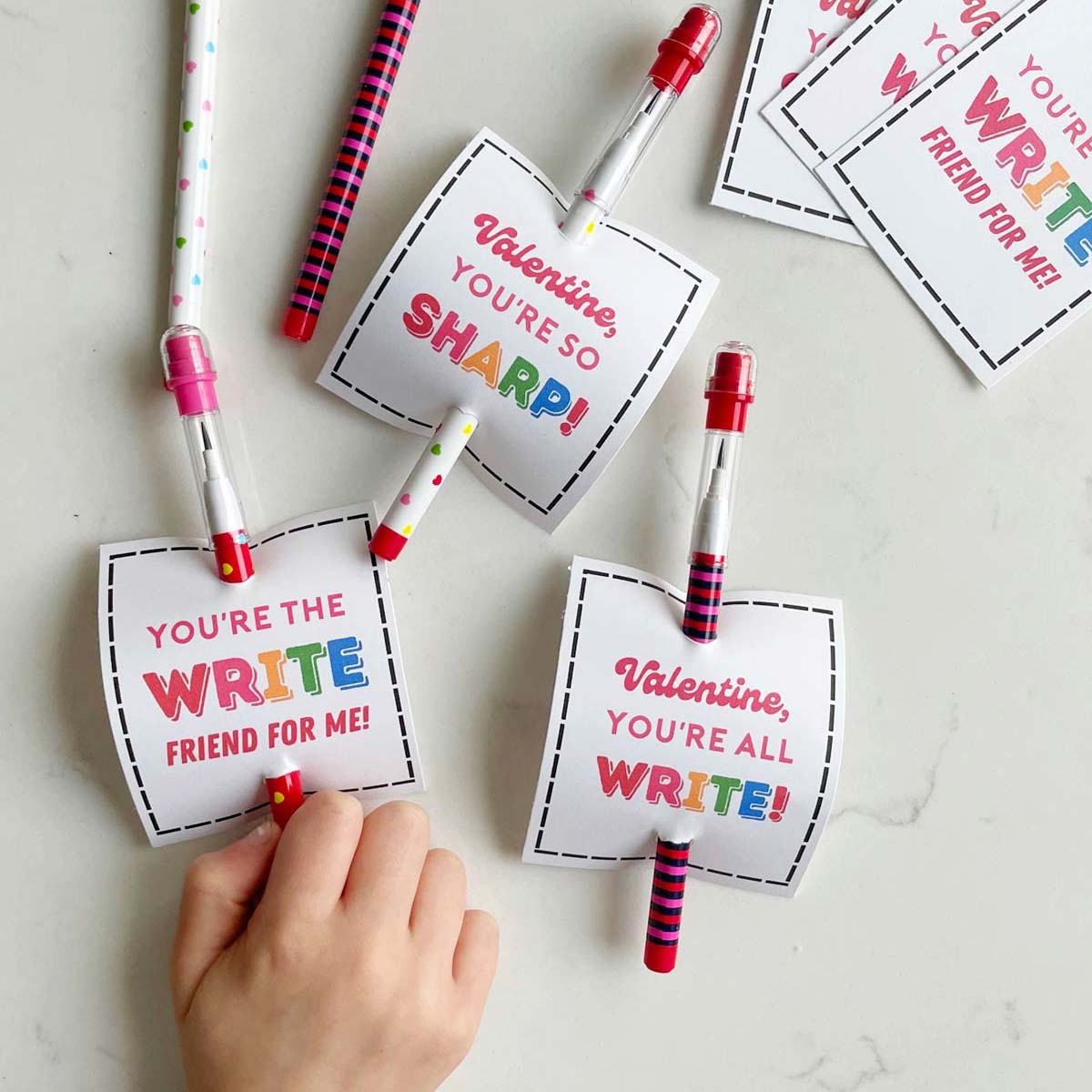 Printable Valentine Cards With Pencils Busy Toddler Printable Valentine Cards With Pencils Busy Toddler