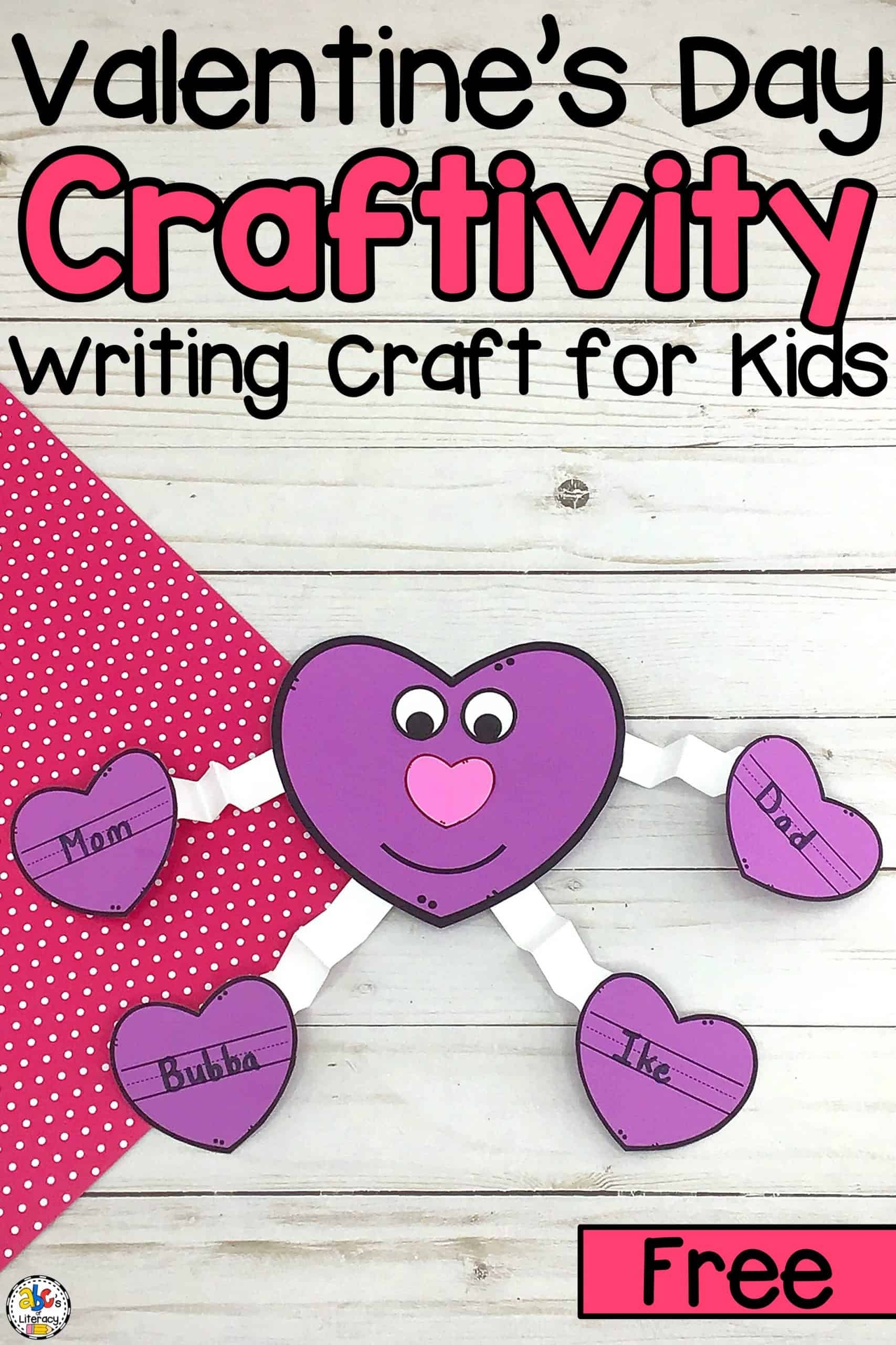 Valentine's Day Craft Preschool Printable Valentine's Day Craft Preschool Printable