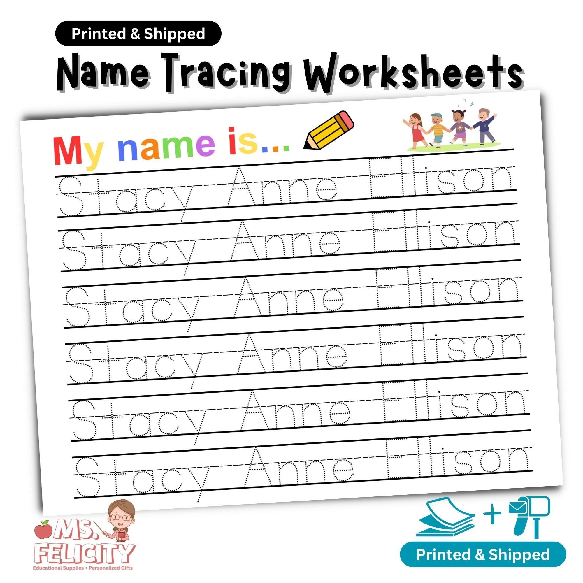 Name Tracing Printables Preschool Name Tracing Printables Preschool