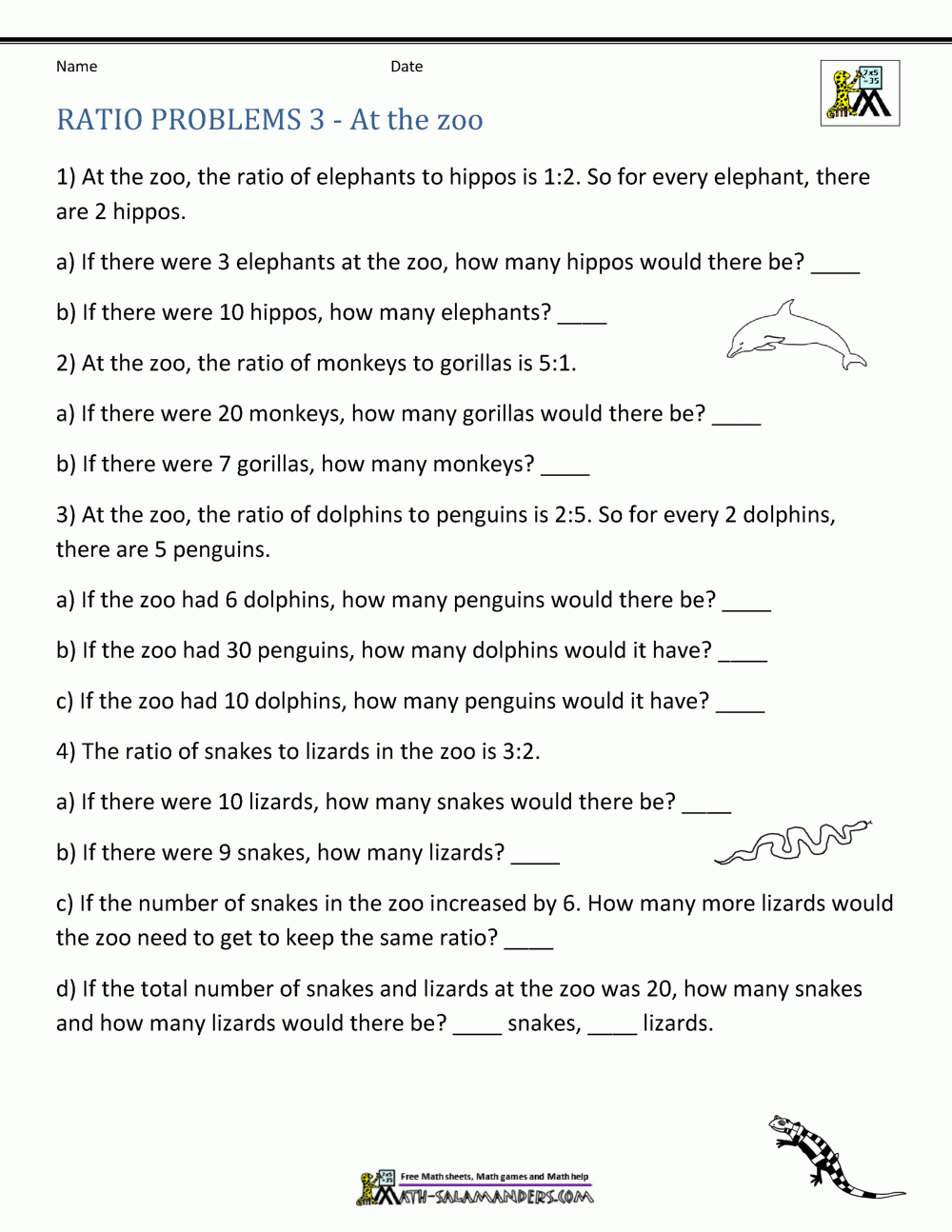 Ratio Word Problems