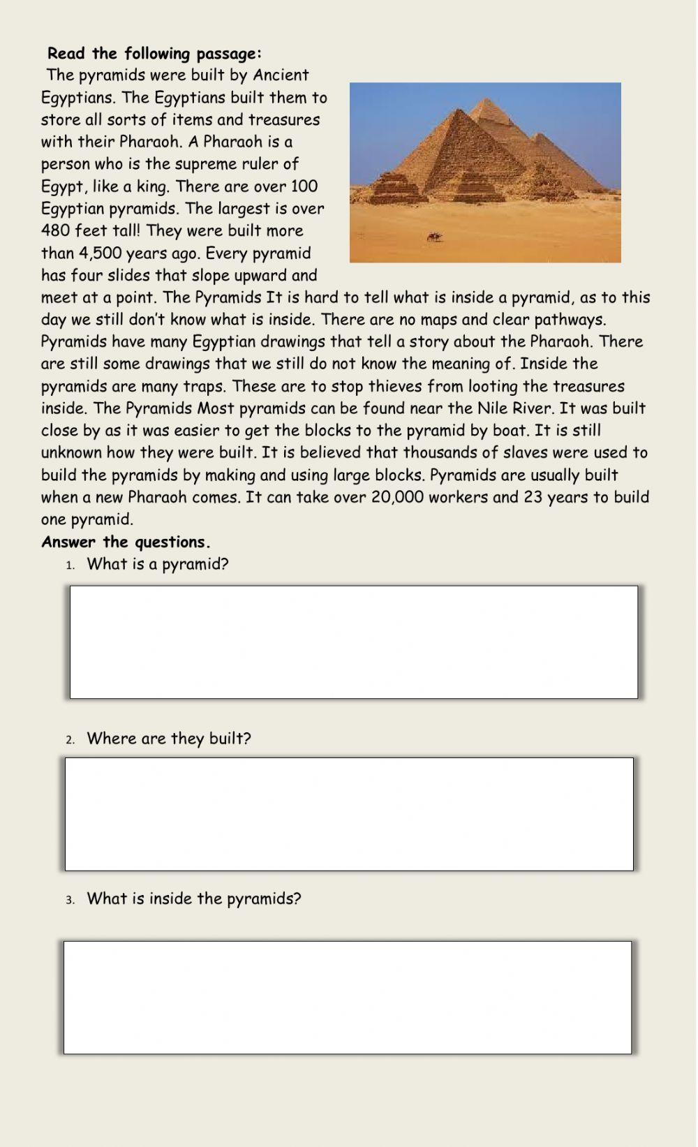 Reading Comprehension Online Exercise For Grade 8 Live Worksheets Worksheets Library