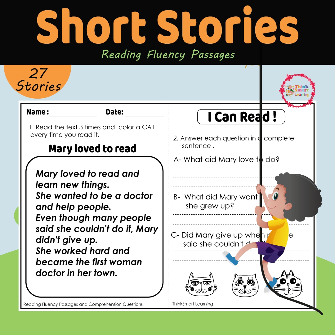 Reading Fluency Passages And Comprehension Questions 3 Made By Reading Fluency Passages And Comprehension Questions 3 Made By