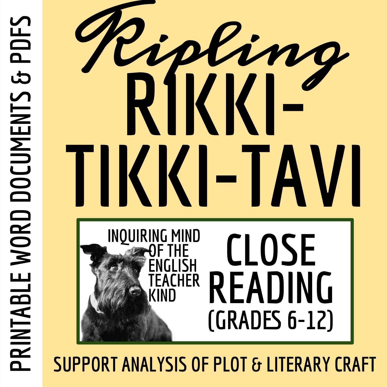 Rikki Tikki Tavi By Rudyard Kipling Close Reading Inference Worksheet Made By Teachers Rikki Tikki Tavi By Rudyard Kipling Close Reading Inference Worksheet Made By Teachers