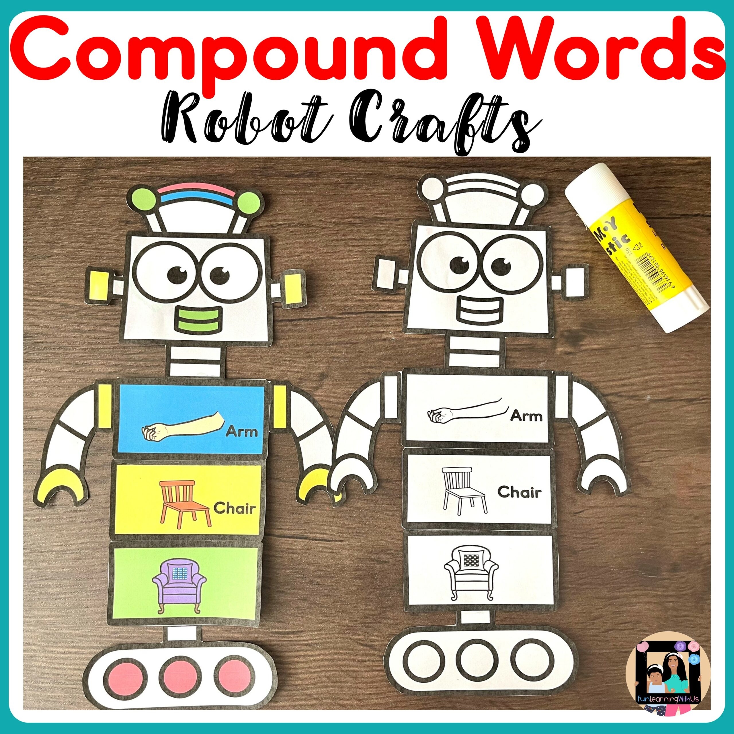 Robot Compound Words Activity Literacy Activities Made By Teachers Robot Compound Words Activity Literacy Activities Made By Teachers