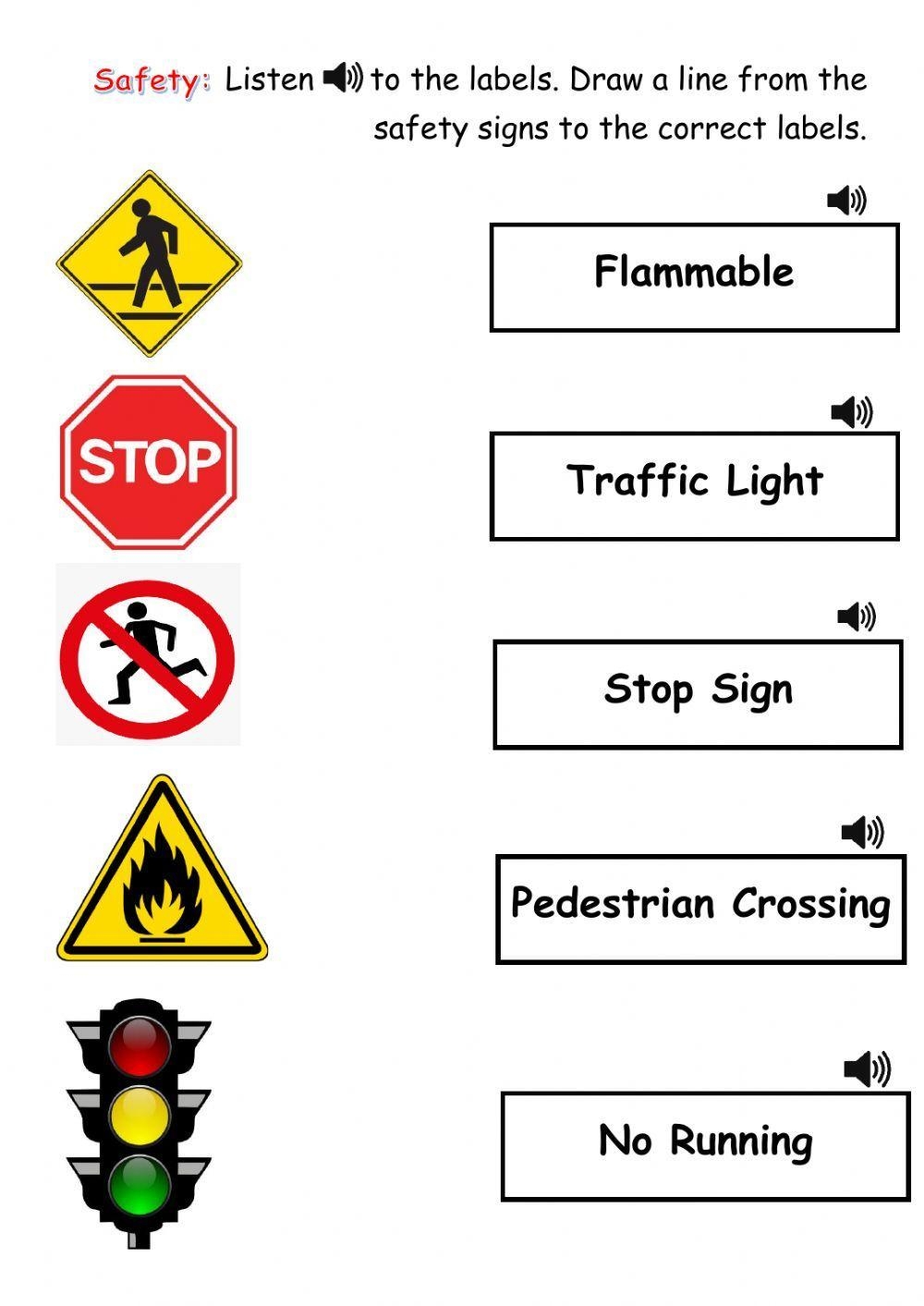 Safety Signs And Symbols Worksheets Sampler Safety Signs And Safety Signs And Symbols Worksheets Sampler Safety Signs And