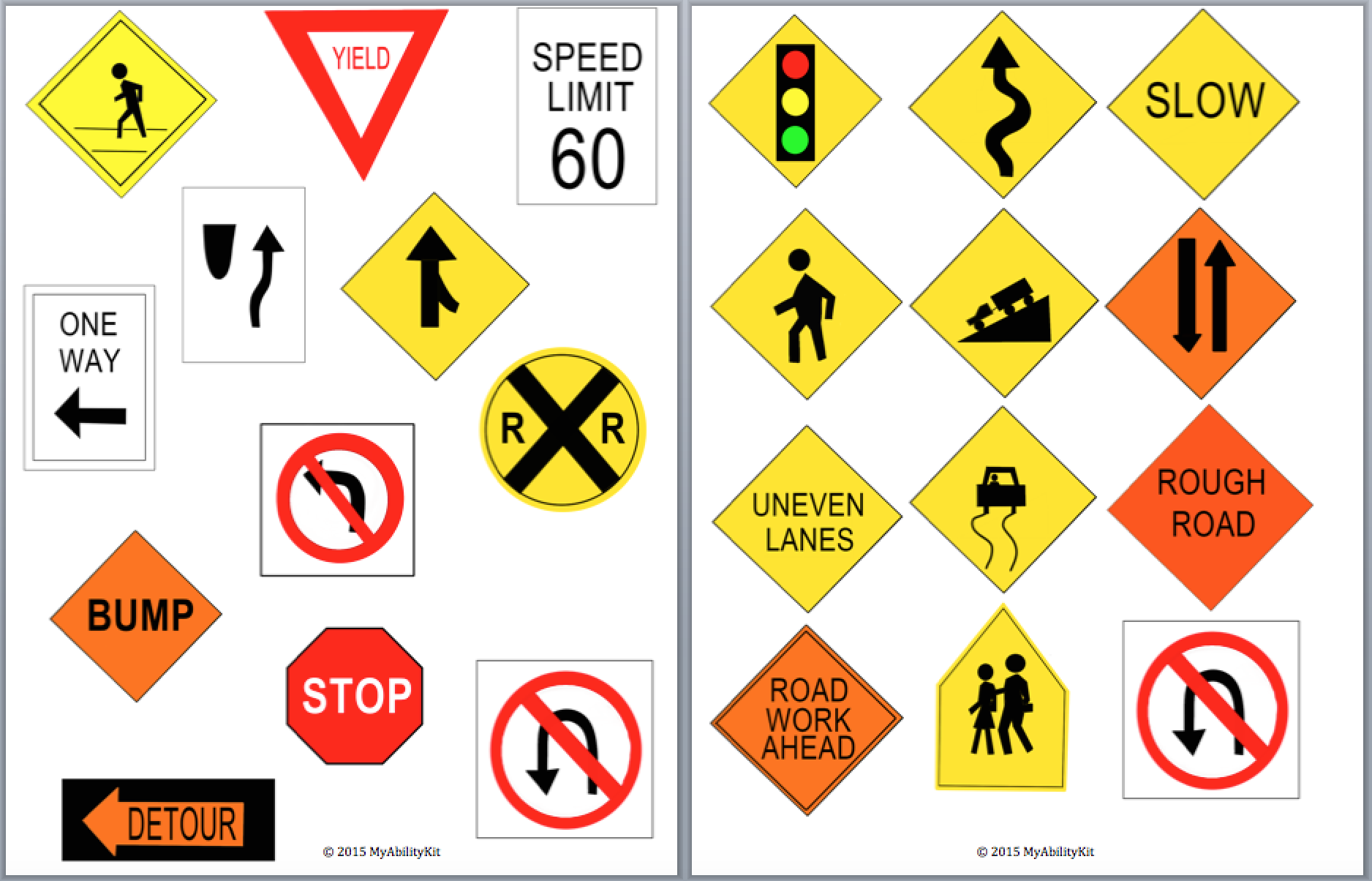 Safety Signs MyAbilityKit Autism Resources Safety Signs MyAbilityKit Autism Resources