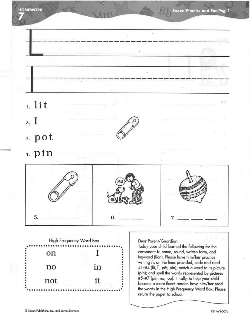 Saxon Phonics 1 Home Study Teachers Manual First Edition Home Saxon Phonics 1 Home Study Teachers Manual First Edition Home