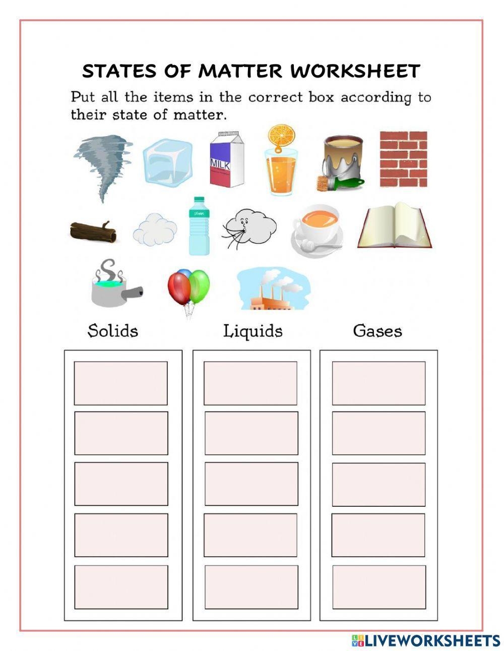 5th Grade Science Worksheets Printable