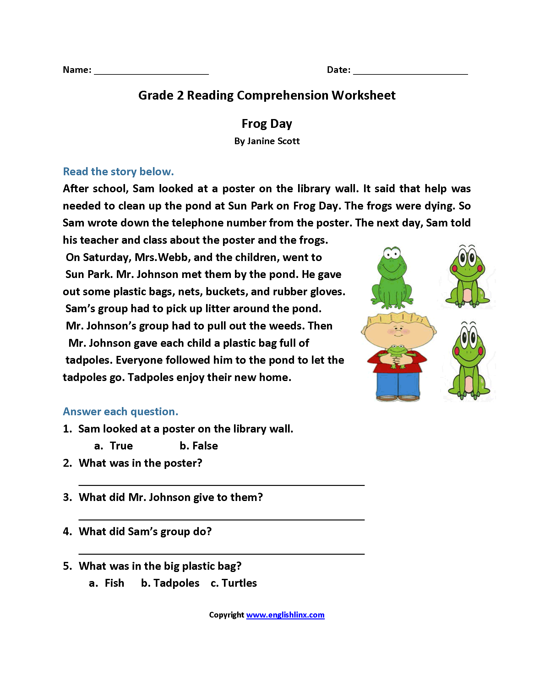 Second Grade Reading Worksheets Improve Fluency And Vocabulary Second Grade Reading Worksheets Improve Fluency And Vocabulary