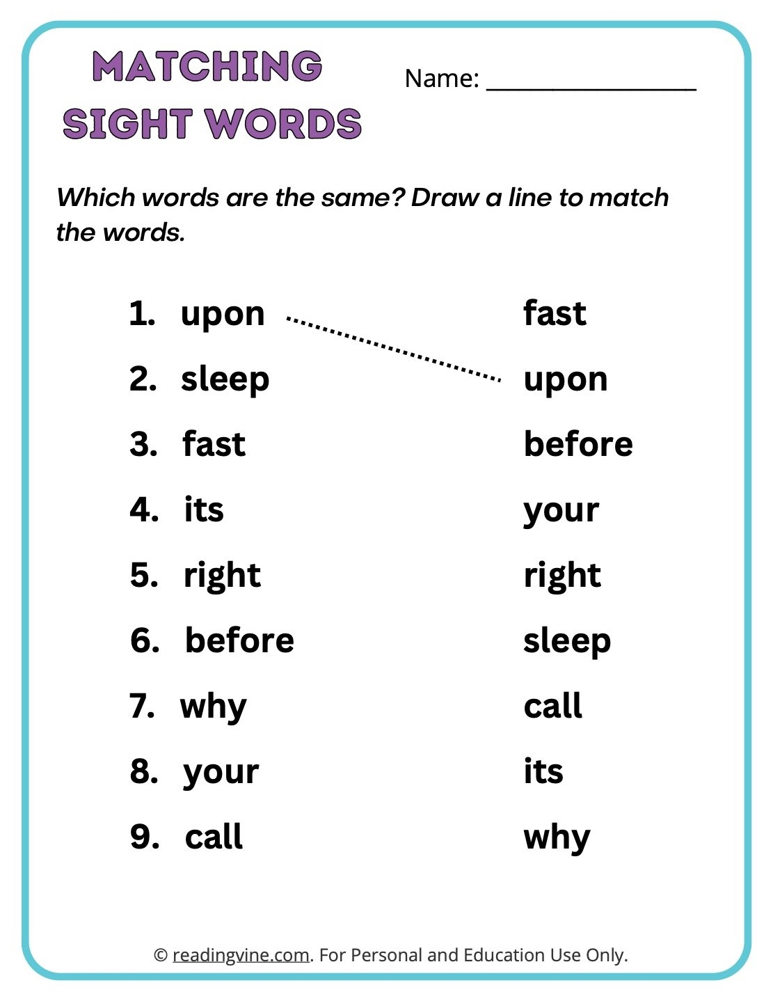 Free Second Grade Sight Word Worksheets Free Second Grade Sight Word Worksheets