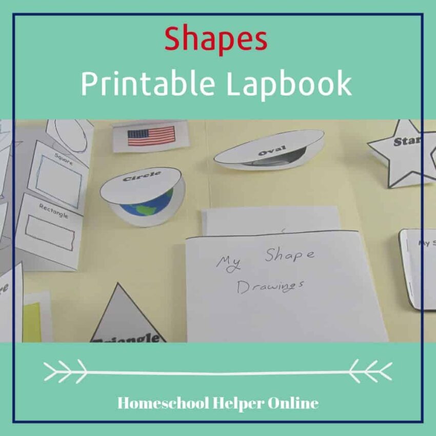 Shapes Lapbook For Early Learners Homeschool Helper Online