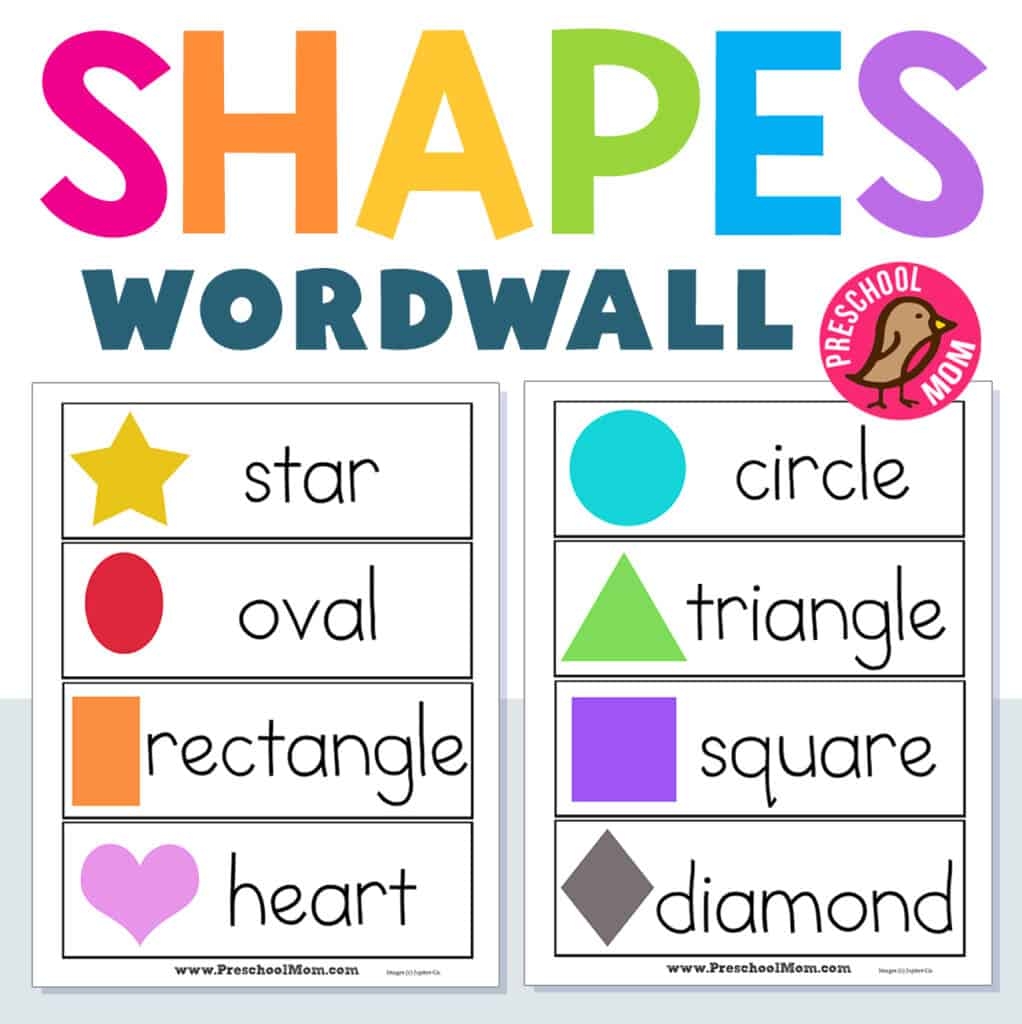 Printable Shape Worksheets For Kindergarten