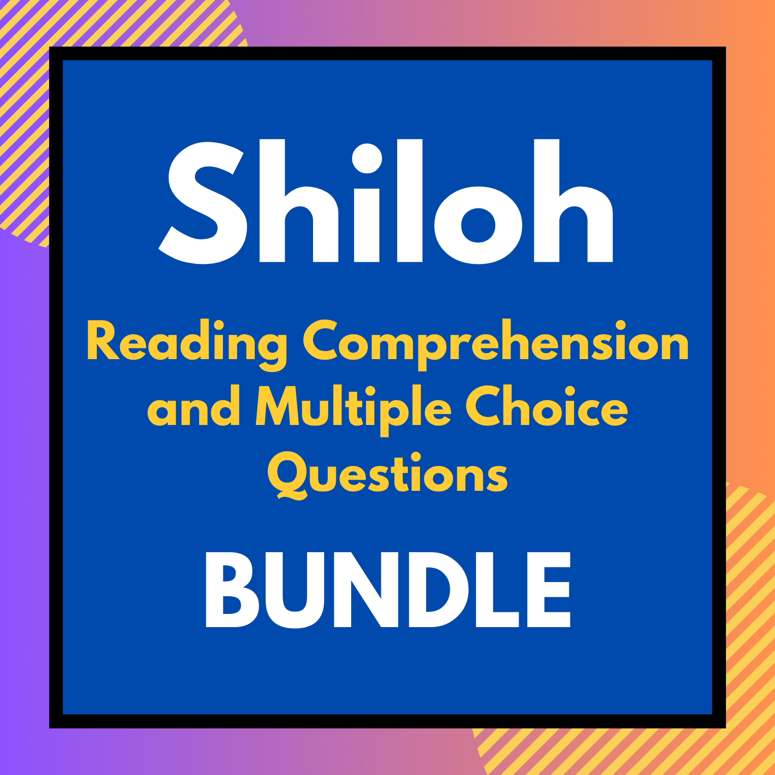 Free Printable Shiloh Worksheets
